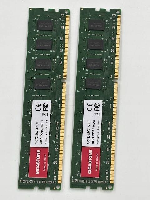gigastone ddr3 ram zestaw 16 gb 2 x 8 gb ddr3/ddr3l 1600 mhz 1,35 v