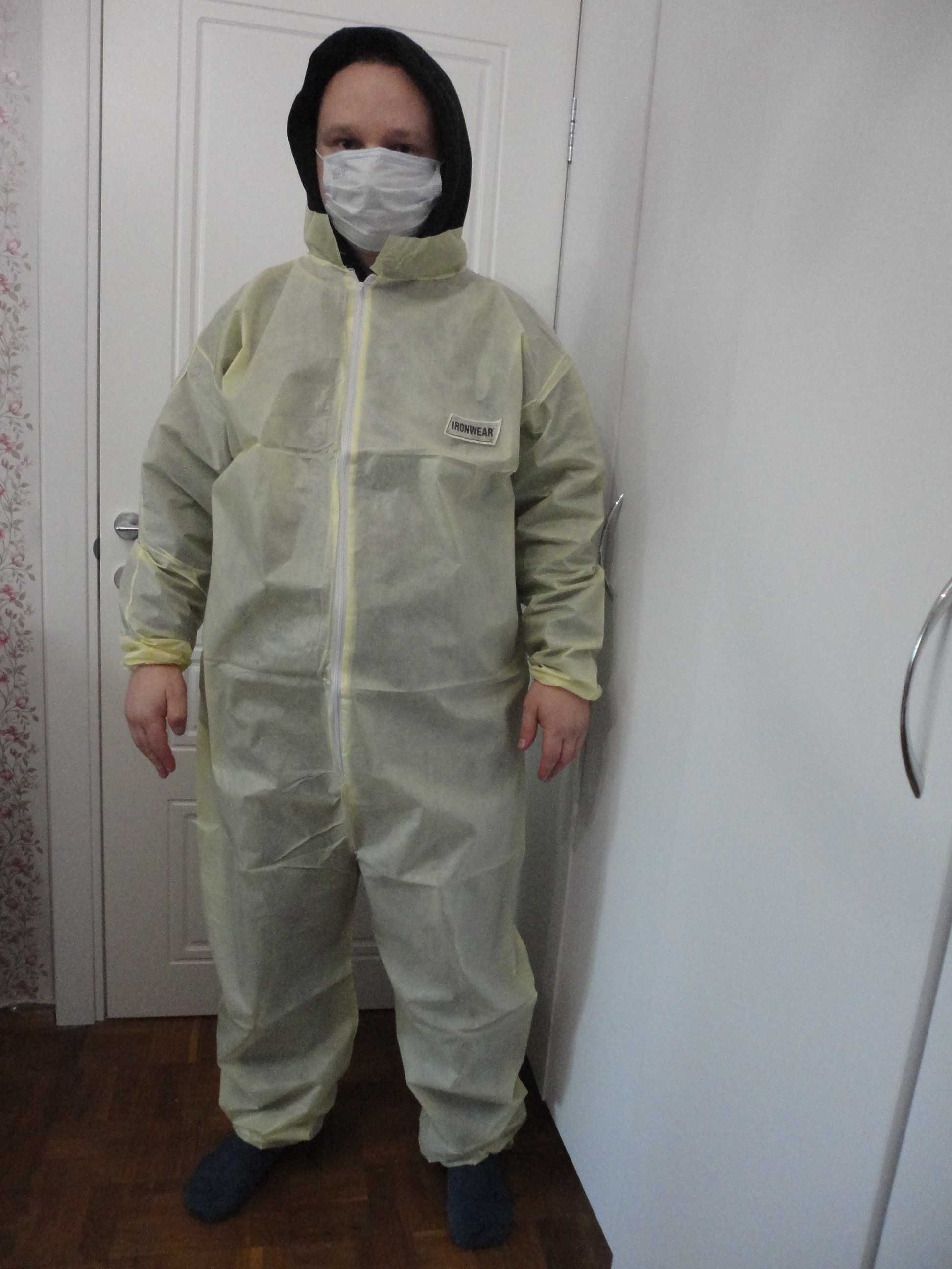 Костюм защитный IRONWEAR модель 1605 (желтый полипропилен) 2XL