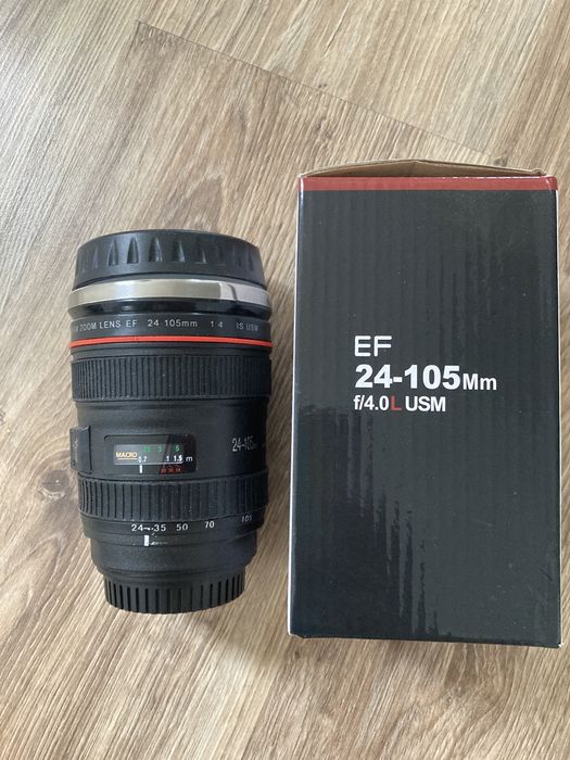 Термокружка у вигляді об’єктиву Canon