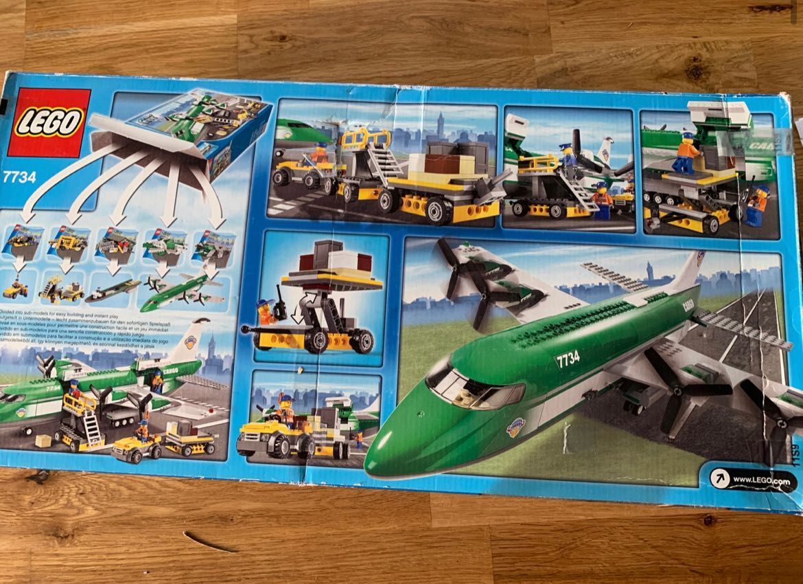 Lego City 7734 Samolot transportowy cargo