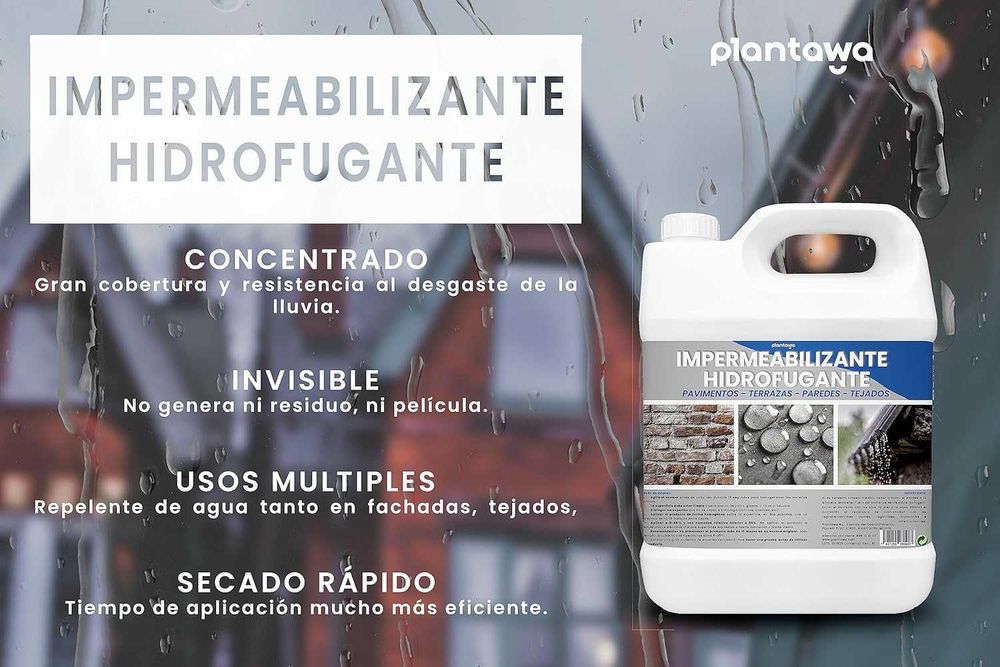 Plantawa Impregnat hydrofobowy transparentny 5l Elewacja Beton Tarasy