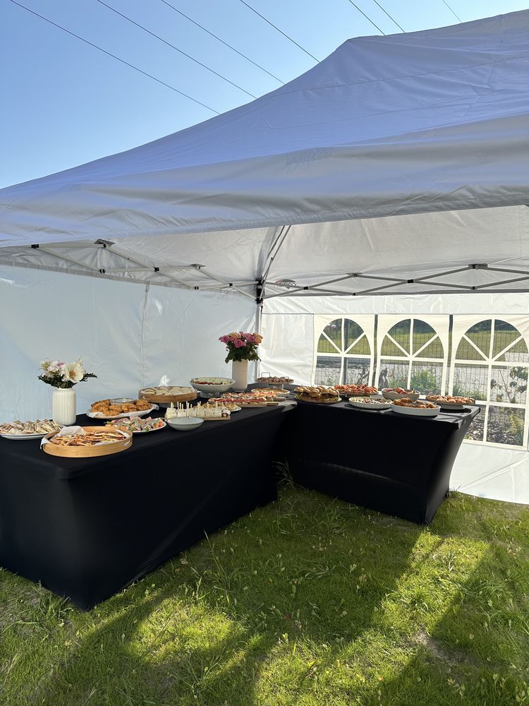 Namiot ogrodowy na wynajem duży 3 x 6 m event catering