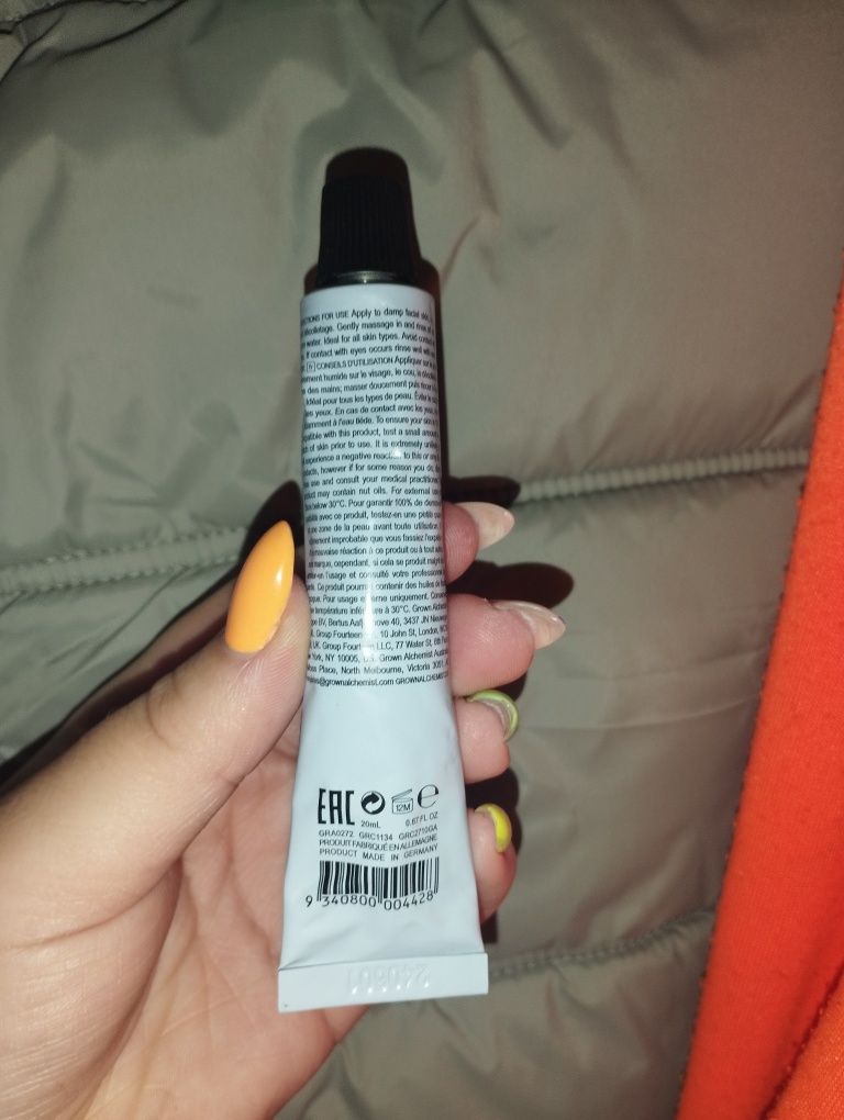 Grown Alchemist polerujący peeling do twarzy 20ml nowy