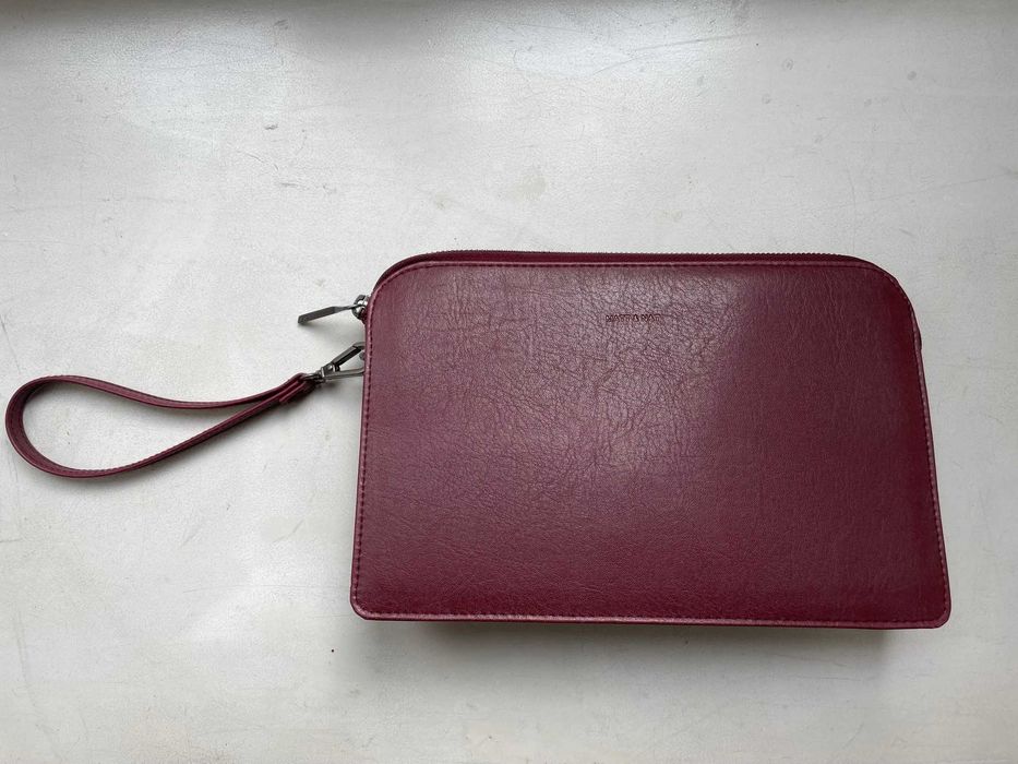 carteira matt&natt em pele bordeaux NOVA