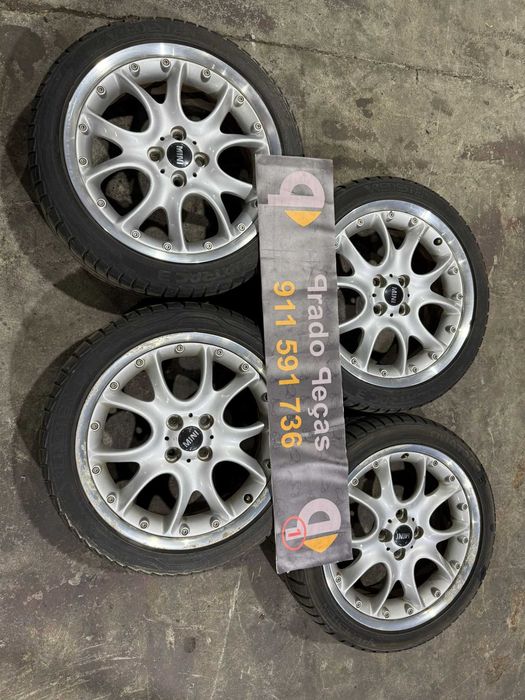 Jantes mini cooper S R50 R53 17` com pneus
