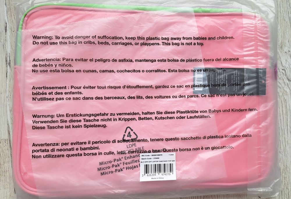 Чохол на ноутбук Marc Jacobs, рожевий, 13-дюймов