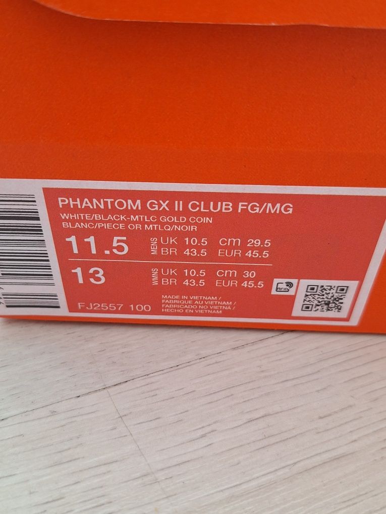 Korki lanki rozm. 45.5Nike Phantom GX II Academy