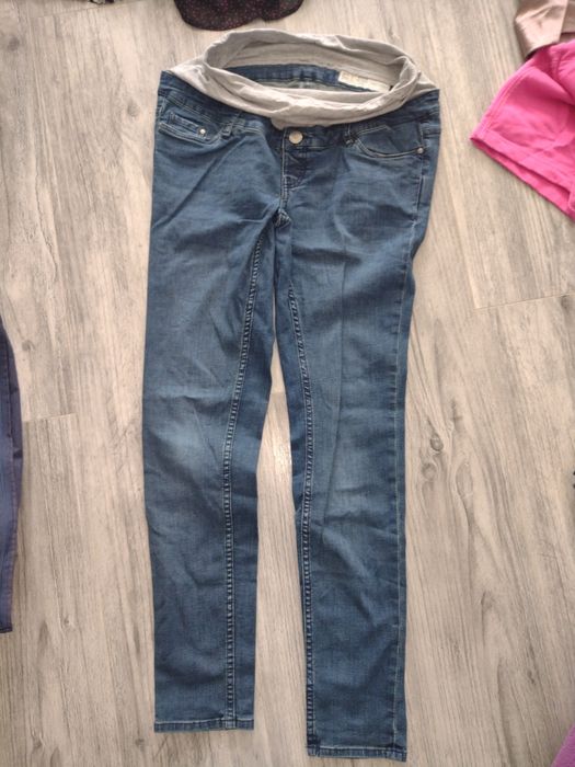 Zestaw ubrań ciążowych r. S/M sukienka spodnie