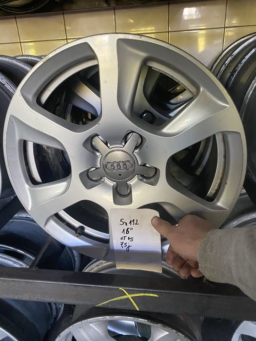 Felgi Audi 17” 5x112 Ładne Orginalne Proste