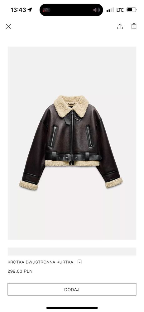 Viralowy kozuch zara
