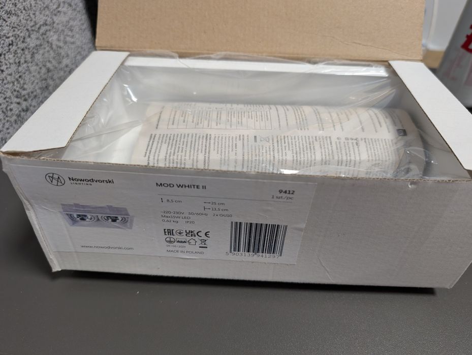 MOD white II 9412 Nowodvorski Lampa sufitowa wpuszczana