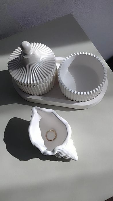 Kit organizador de jóias luxo 4 peças