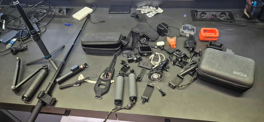 GoPro 10 Black:Zestaw Totalny.Max Lens Mod + Light Mod + Masa Dodatków