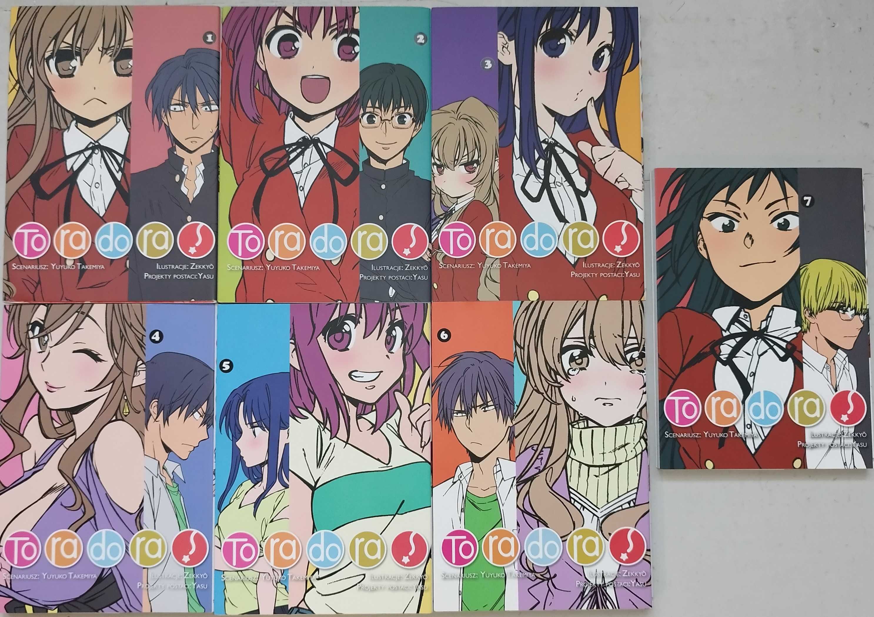 Manga "Toradora" tomy 1-7