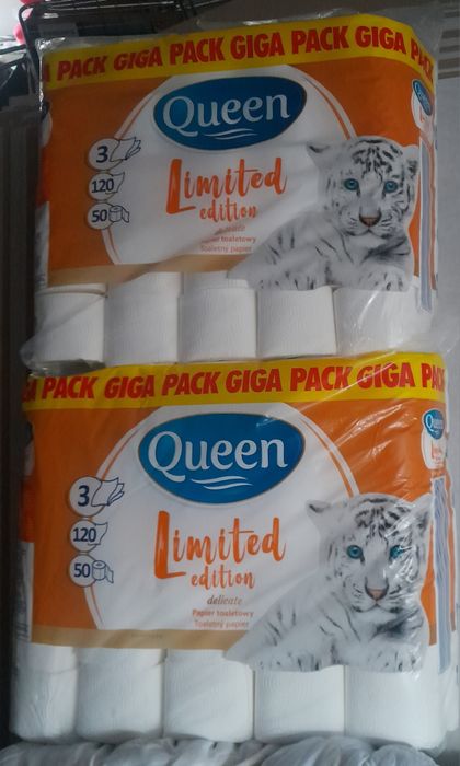 Papier toaletowy 100 rolek Queen GIGA Paka 50 rolek x2 Limited Edition