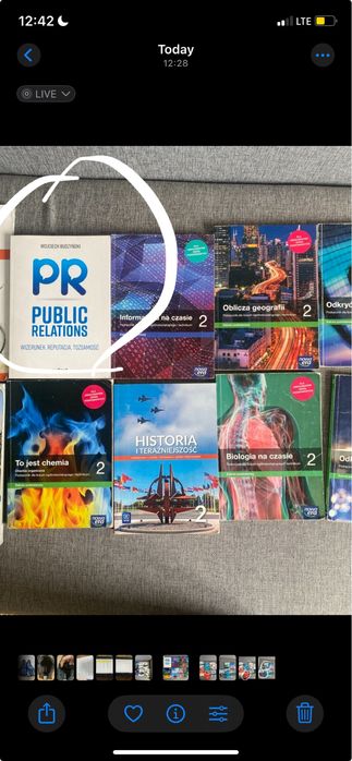 Podręczniki 1 i 2 klasa liceum nowe i używane