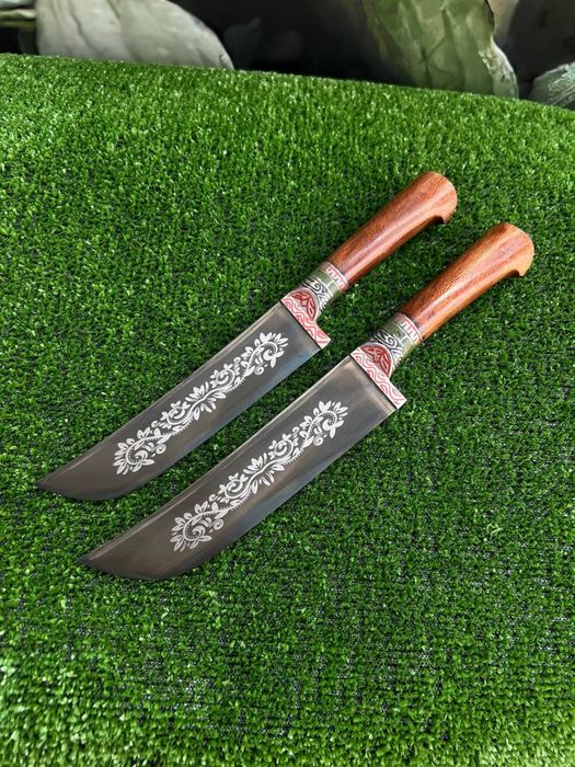 Оригінальні узбецькі Пчаки. Кухонні ножі. Кована сталь ручної роботи