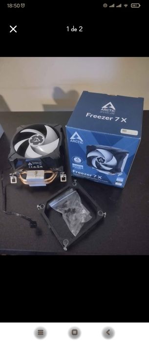 CPU Cooler Artic para Intel/Amd