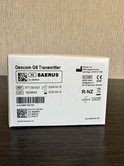 Трансмітер Dexcom G6 transmitter Декском прид 2024-2026 гарантія 90 дн