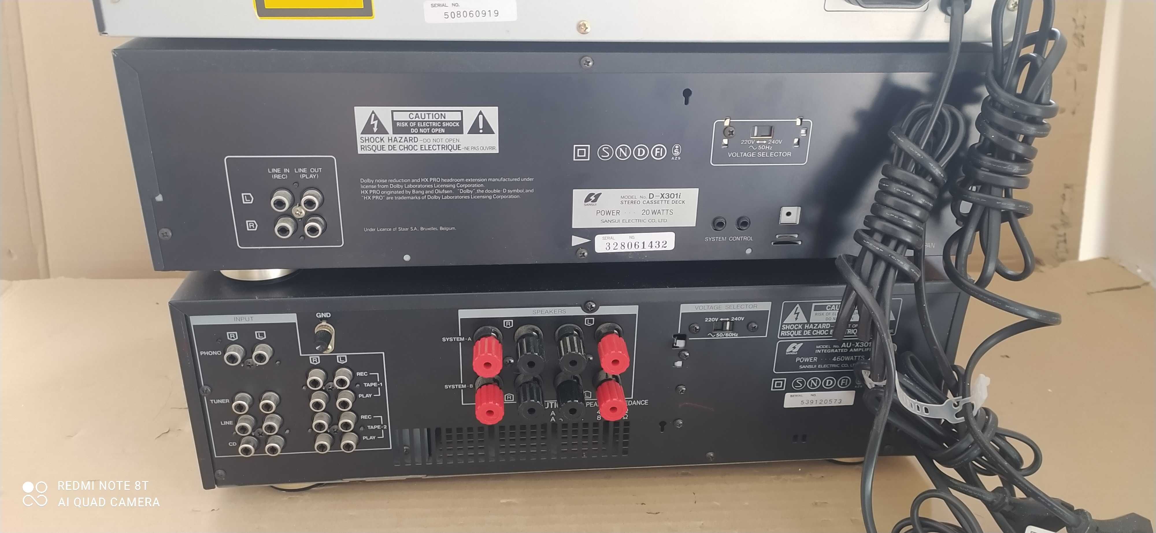 Sansui wieża segmentowa zestaw x4