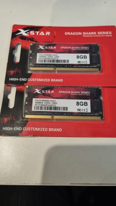 Kości ram 2x8gb DDR4