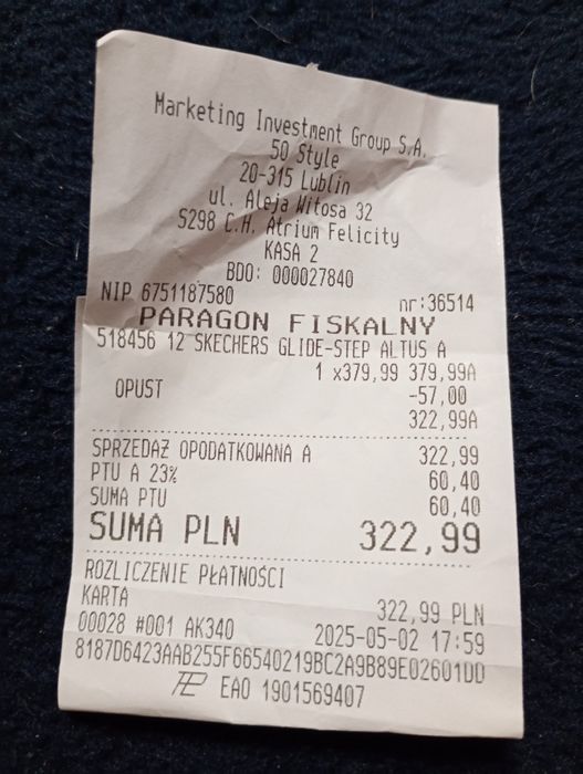 Buty schnekers glide step