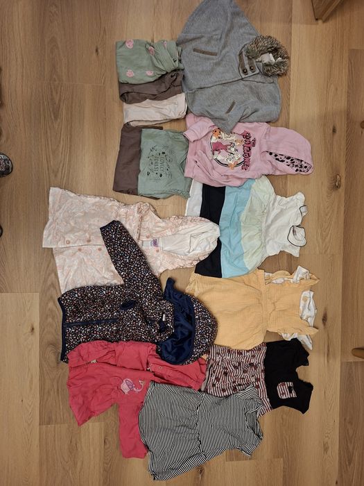 Paczka ubrań dla dziewczynki r. 86-92