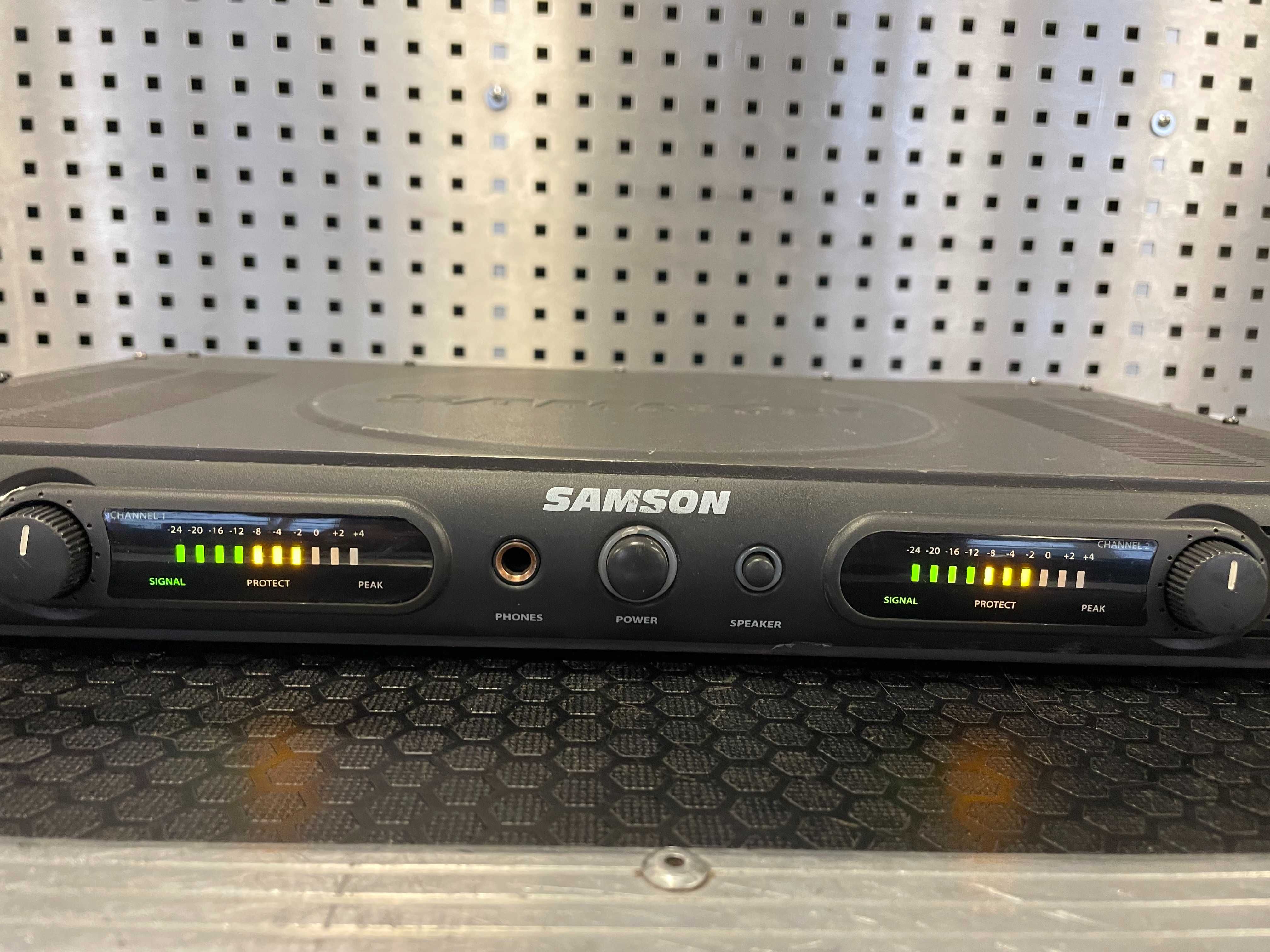 Wzmacniacz, końcówka mocy studyjna Samson Servo 201a - 2x100W RMS w 4R