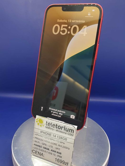 iPhone 14 128GB/Bateria 83%/Teletorium Leroy Merlin Szczawno-Zdrój