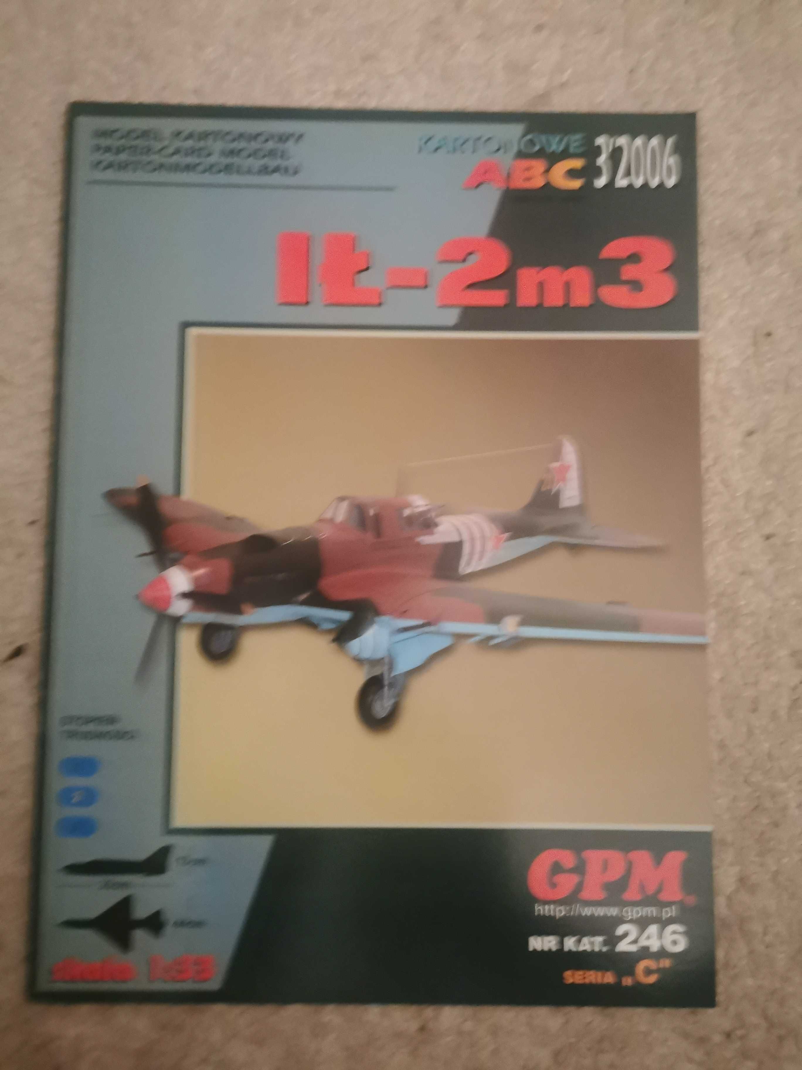 Model kartonowy GPM Ił-2m3