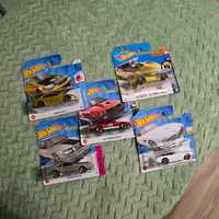 Hot Wheels 5 sztuk Civic Si, Mustang 84', Alfa GTV6, Corvette 68', BMW