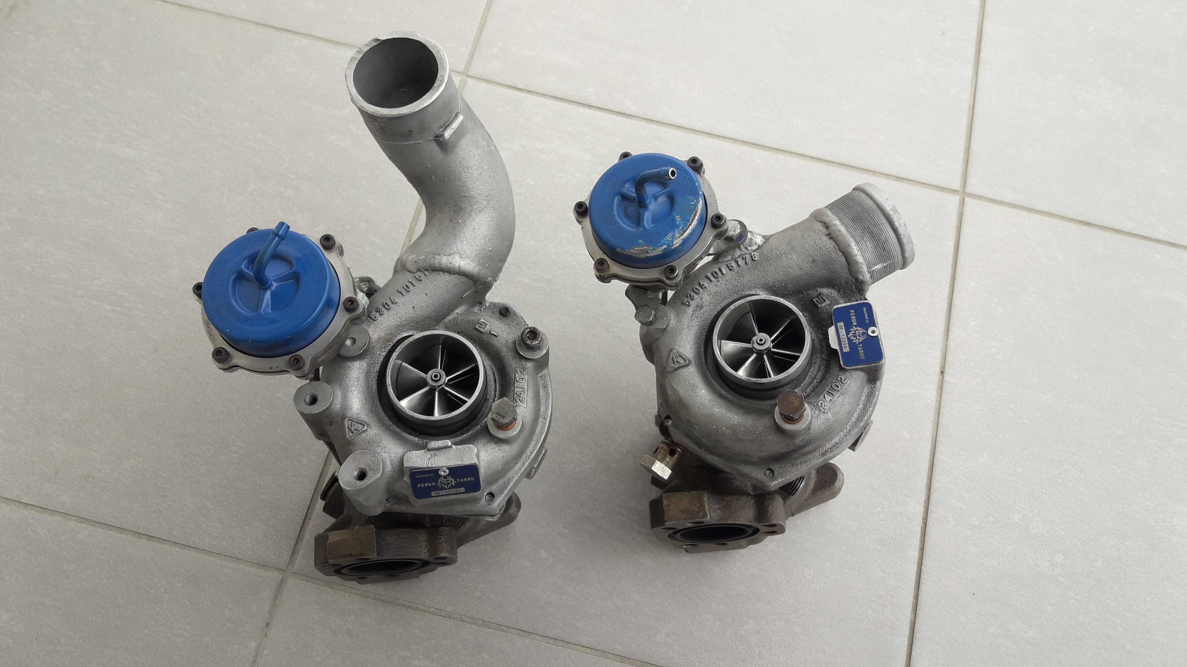 Turbosprężarki audi rs6 c5 hybrydy przystosowane pod 2.7 bit 550hp