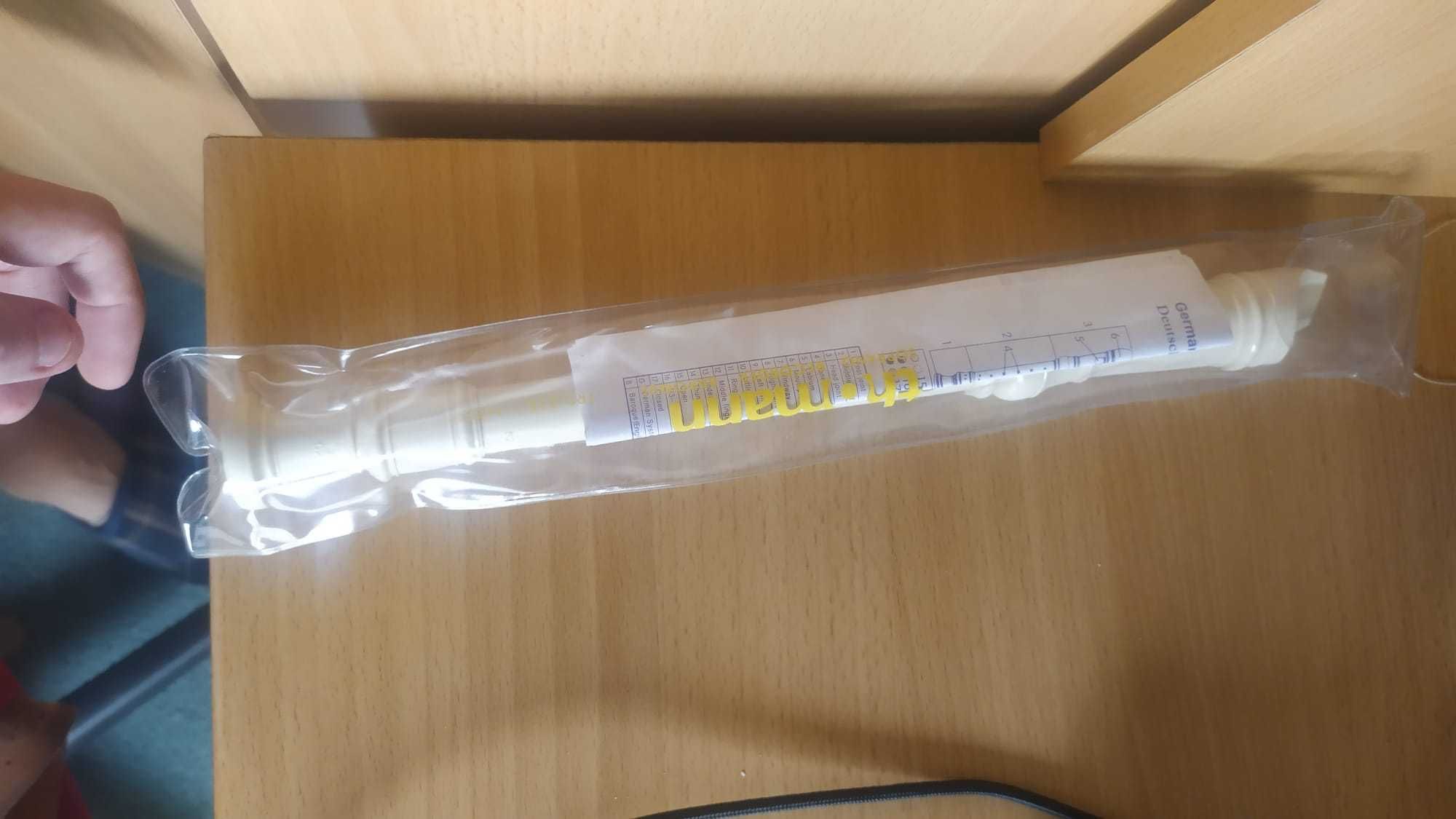 Flauta de bisel com todos os acessórios