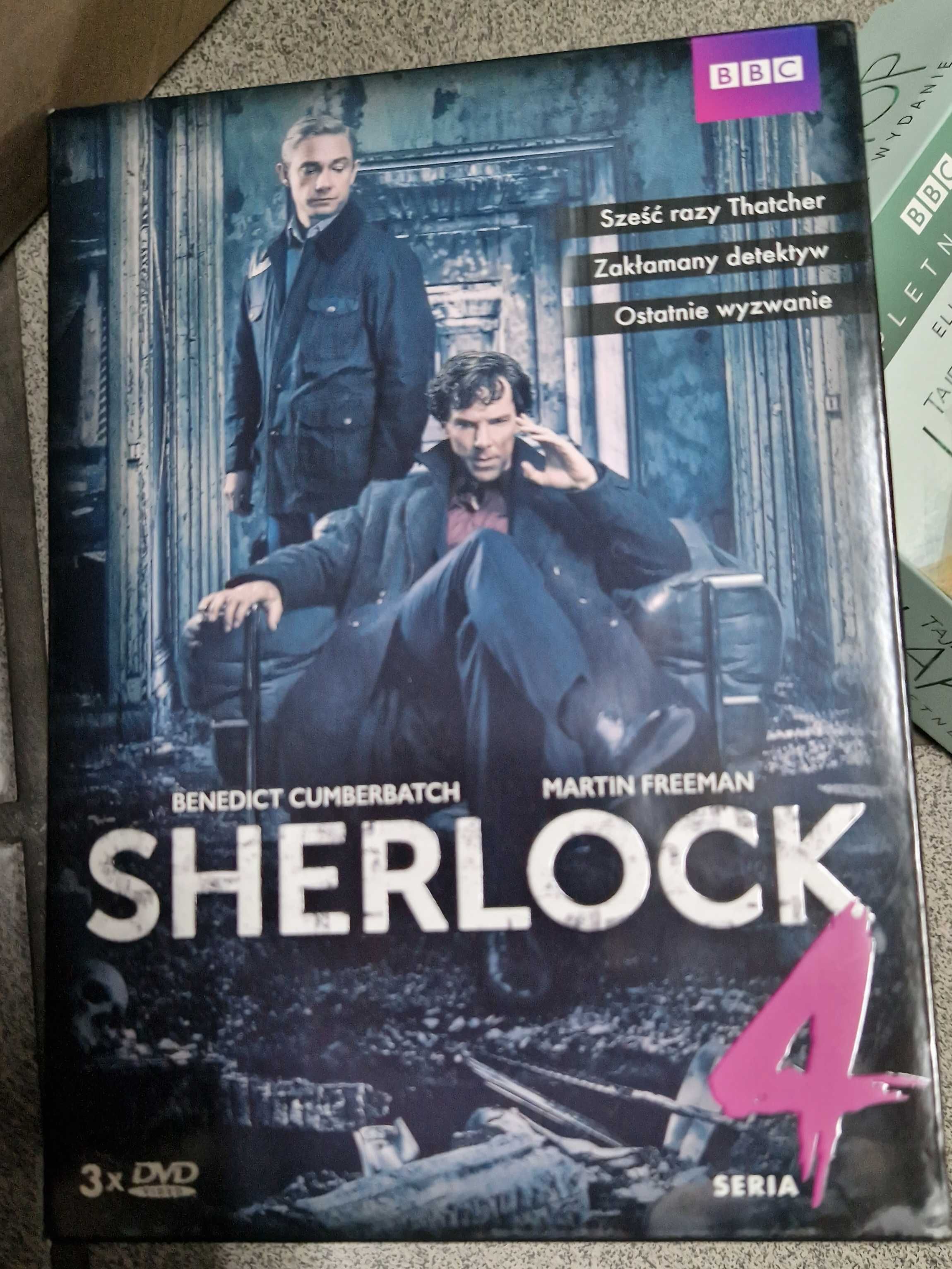 Sherlock seria 4 3 płyty DVD