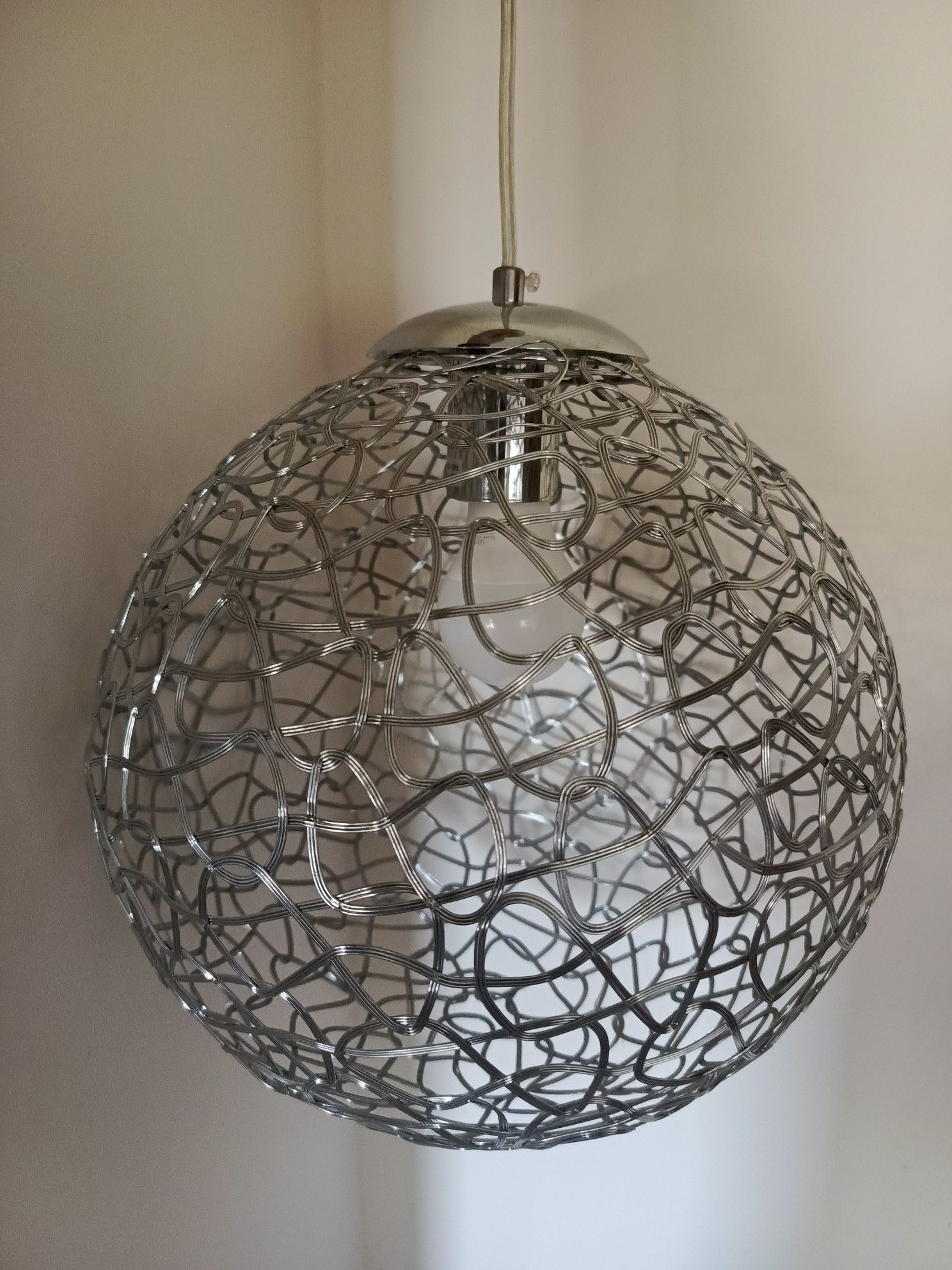 Lampa wisząca metalowa