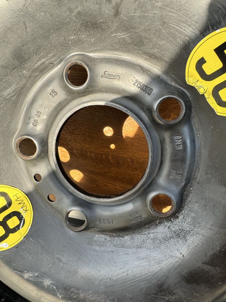 Koło dojazdowe zapasowe oryginalne  BMW e91 125/90 r15