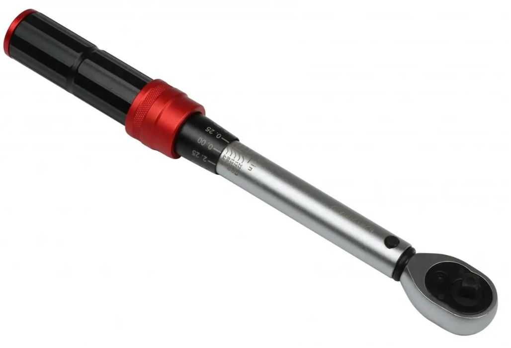 Ключ динамометричний 1/4" 5-25Нм кейс GUT MECHANIC TW-14025 Німеччина