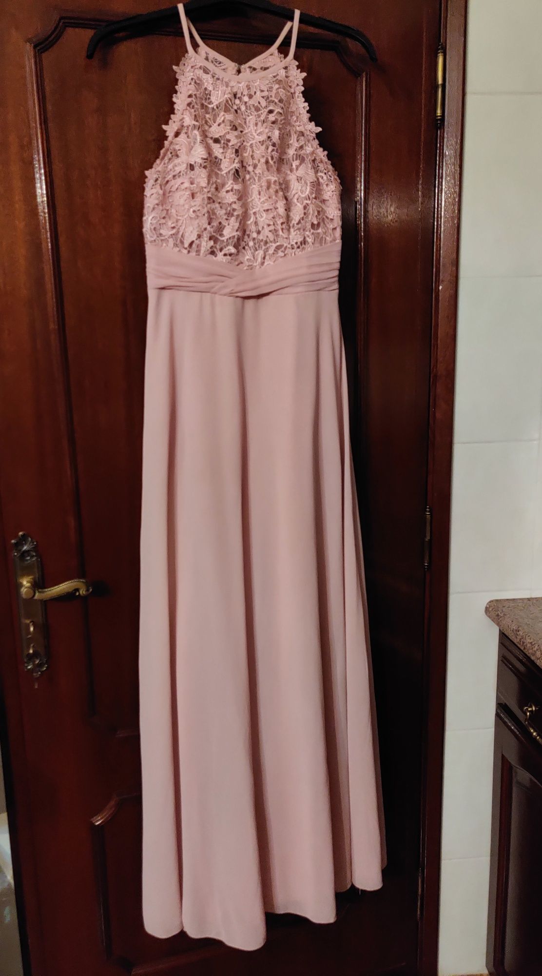 Vestido Cumprido de Cerimónia (Tamanho S)