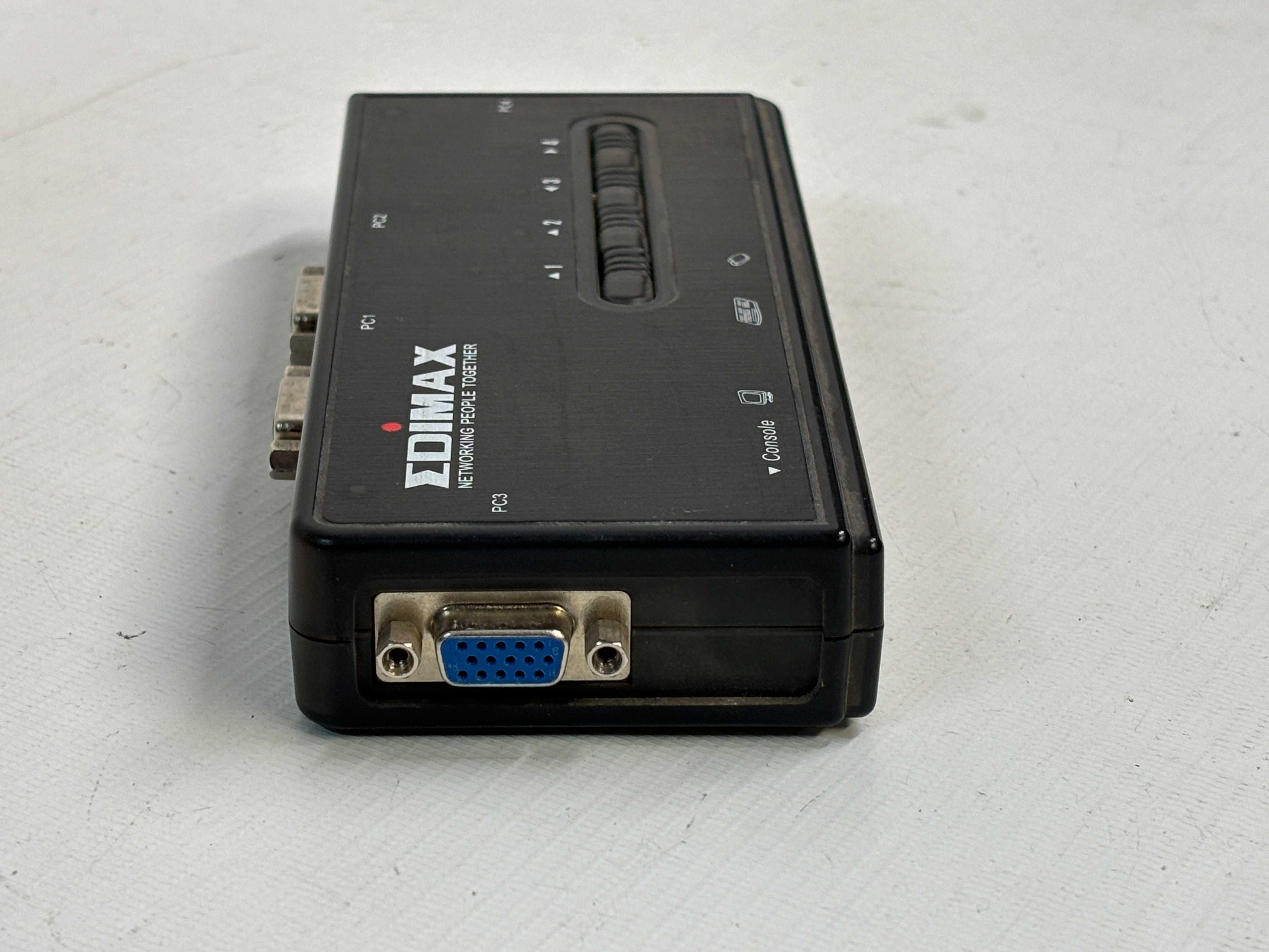 EDIMAX EK-PSK4 Przełącznik Switch KVM 4-Port 4 PORTOWY + KABLE