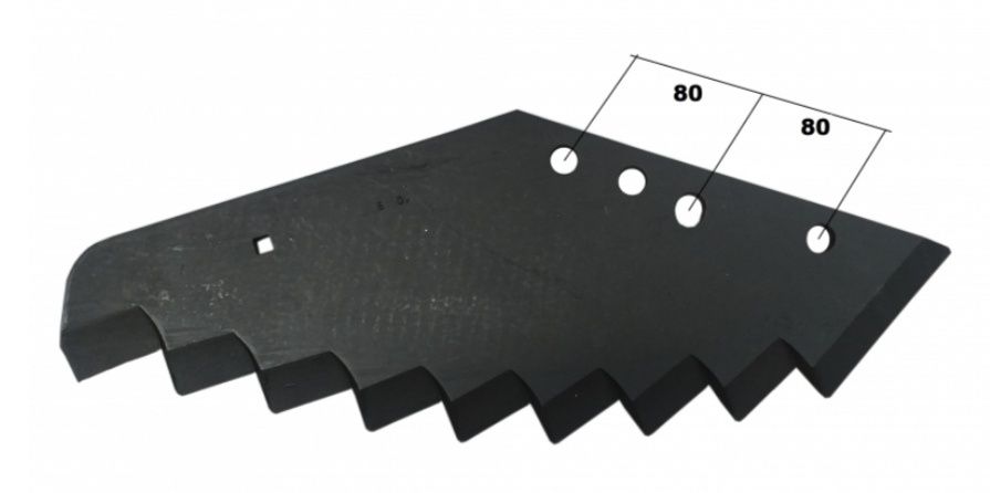 Nóż do paszowozu Kuhn A530.3620  530x8 mm Granit Germany