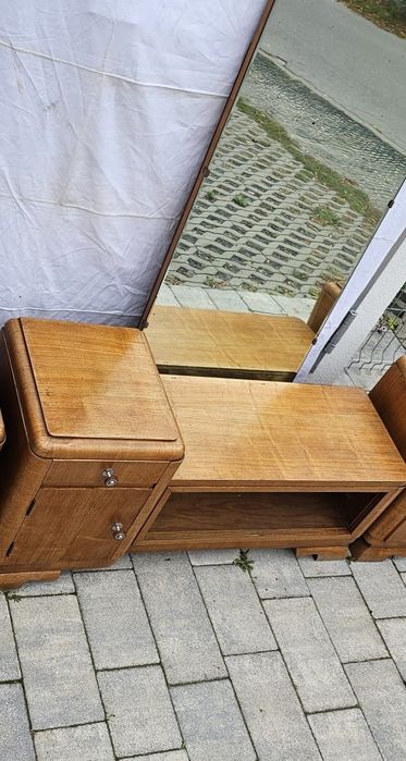 Szafka do przedpokoju PRL art deco z lat 60