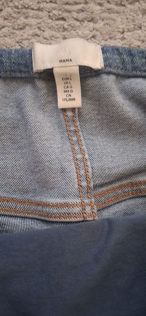 Ciążowe spodnie Jeansy h&m r.L