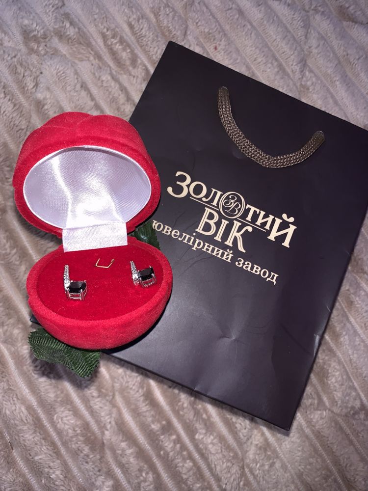 Сережки срібні (Золотий Вік)
