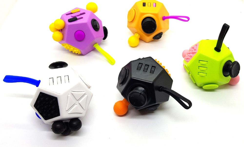 2019! Фиджет-куб 4 ЦВЕТА 7х6х7см! - Fidget Cube Версия 2.0 куб игрушка