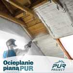 Piana pur , pianka natryskowa,ocieplenie poddasza ,pianowanie poddasza