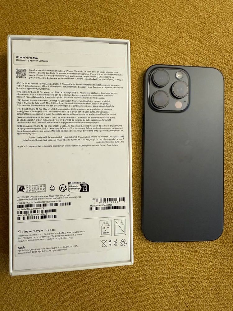 iPhone 16 Pro Max 512gb