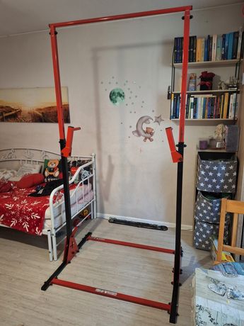 Drążek stacjonarny do podciągania (400kg)+dip(300kg)+ szerokie pompki