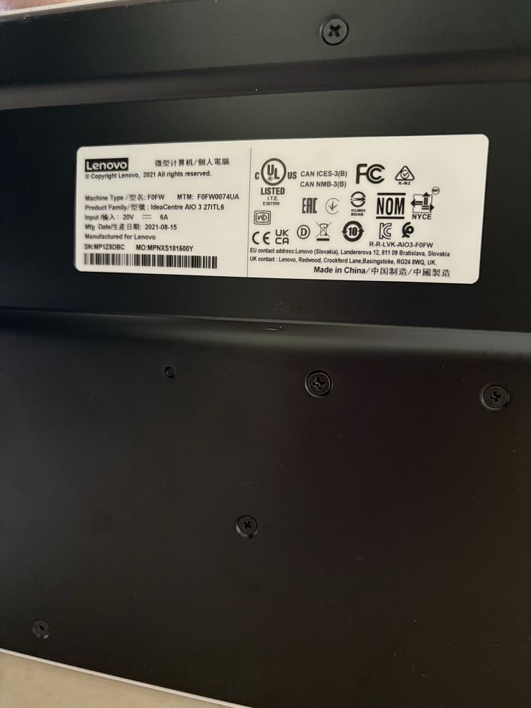 Компьютер моноблок lenovo