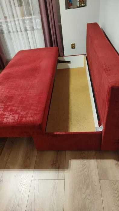 SOFA 3 osobowa z funkcją spania, welur