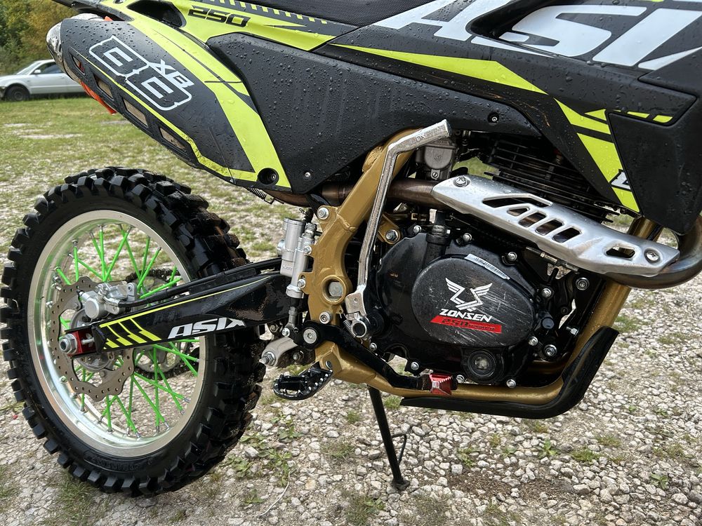 Cross Asix xb88 250cc 2025r led! 56mth stan bdb
